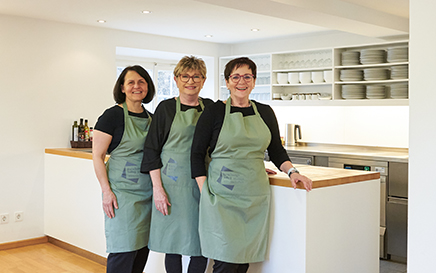 Raisa Yakymenko, Simone Hess, Ursula Gries (von links)